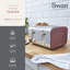 Swan Nordic 4-Slice Toaster with Defrost/Reheat/Cancel Functions, Cord Storage, 1500W-129480203