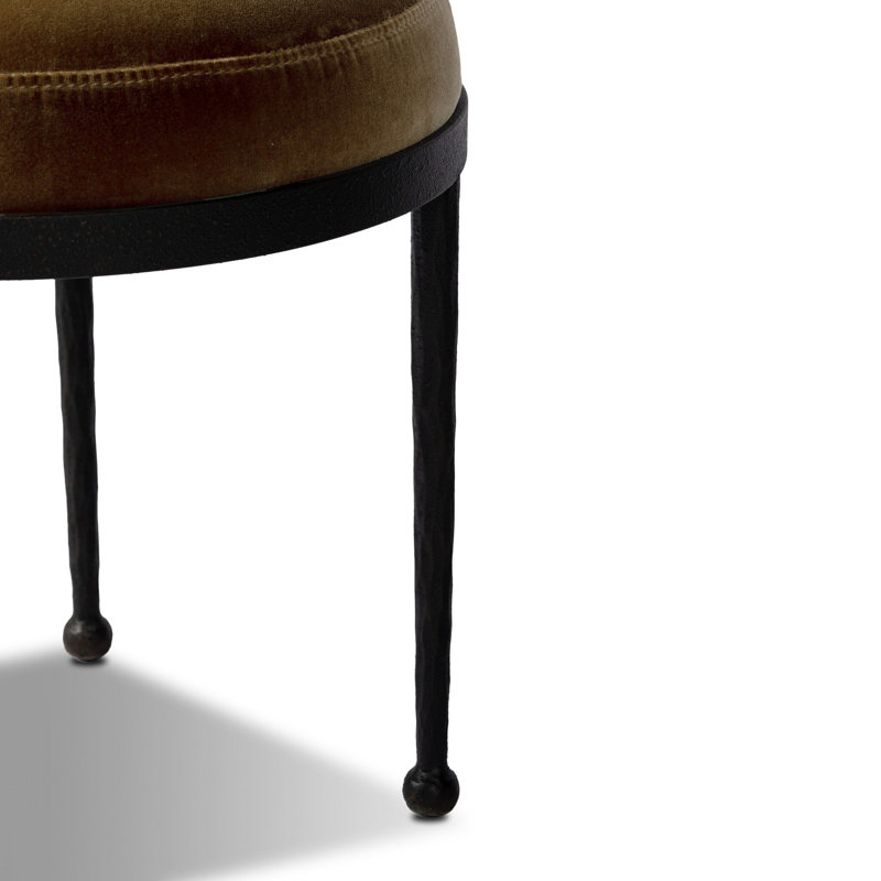 Corinne Accent Stool, Surrey Ochre Cotton Blend