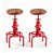 Brun / rouge antique est en rupture de stock