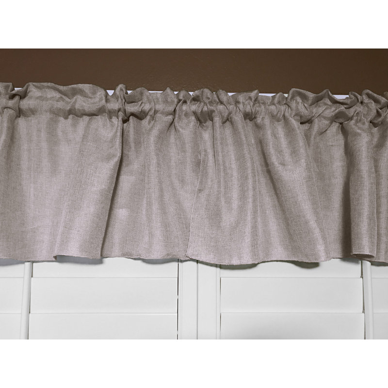 Cantonnière sur mesure l 58 po, Blé givré, L 58 po x L 14 po
