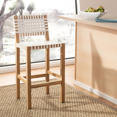Buote Upholstered Counter Stool