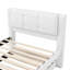 Lit plateforme simple tapissier avec lit gigogne, lit gigogne peut être plat ou surélevé, conception peu encombrante, beige-507079464