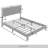 Linen Platform Bed -945541061-945541057
