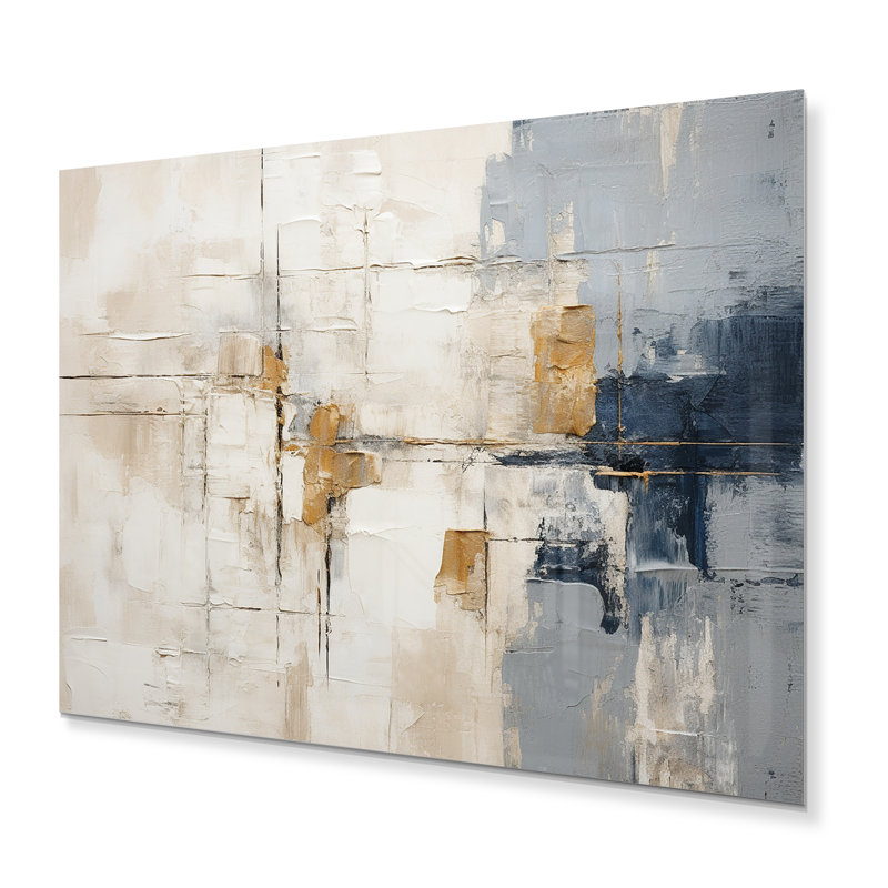 «Beige and Gold Minimalisme scandinave» sur, H 24 po x l 32 po