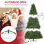 Sapin de Noël artificiel illuminé 7 pi avec branches réalistes