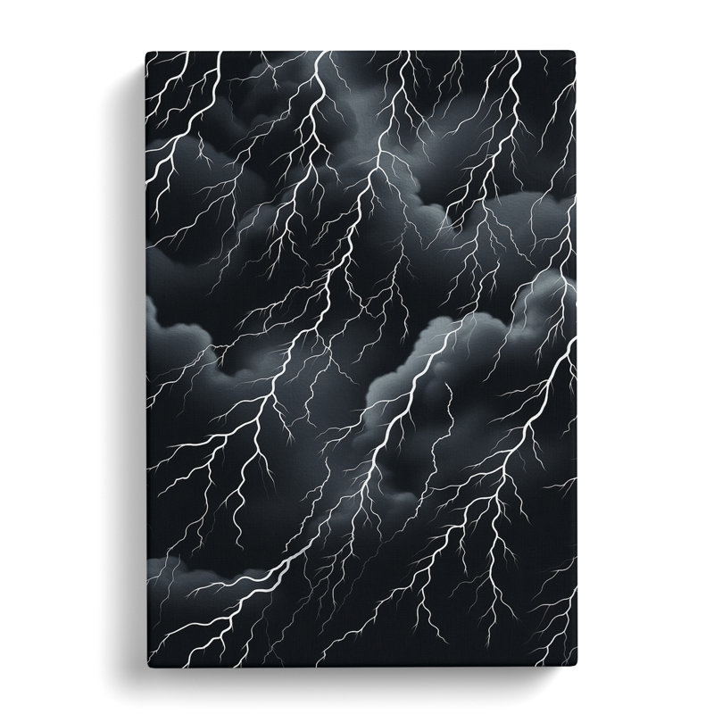 Thunderstorm Op - No Frame Print, 76cm H x 50cm W x 3cm D