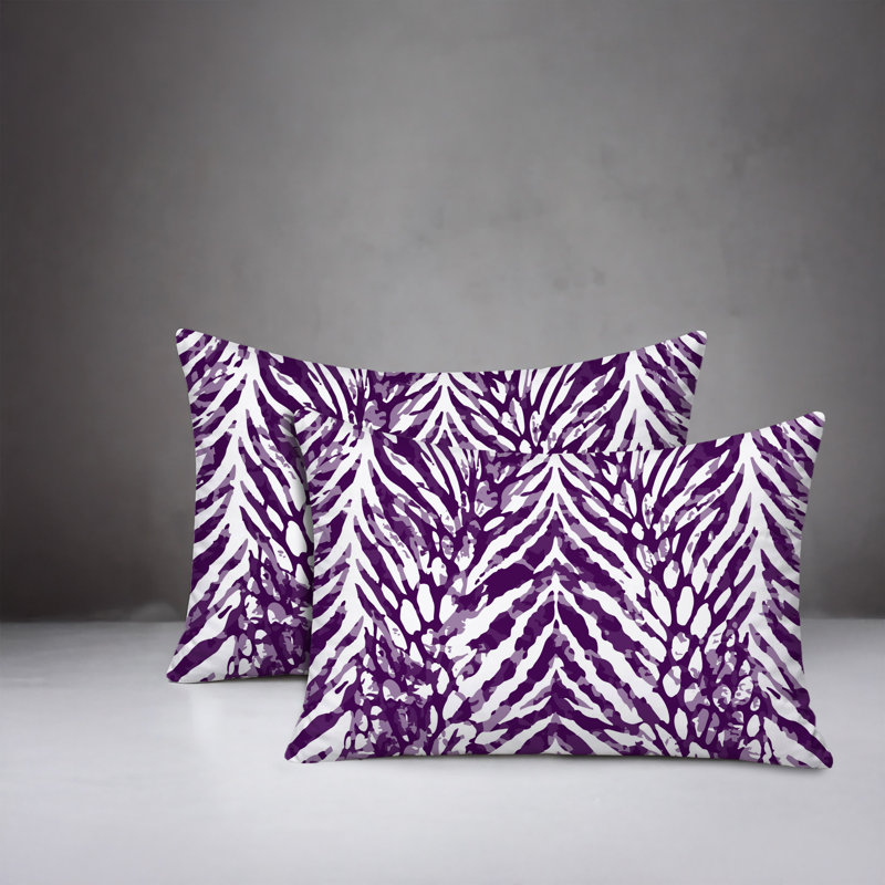 Oreiller réversible intérieur / extérieur Gorgi, 20x14, Purple