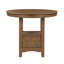 Ensemble de salle à manger moderne à hauteur de comptoir moderne avec table extensible et base de rangement-1856466244
