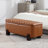 Upholstered Flip Top Storage Bench With Solid Wood Legs-509111040-509110527