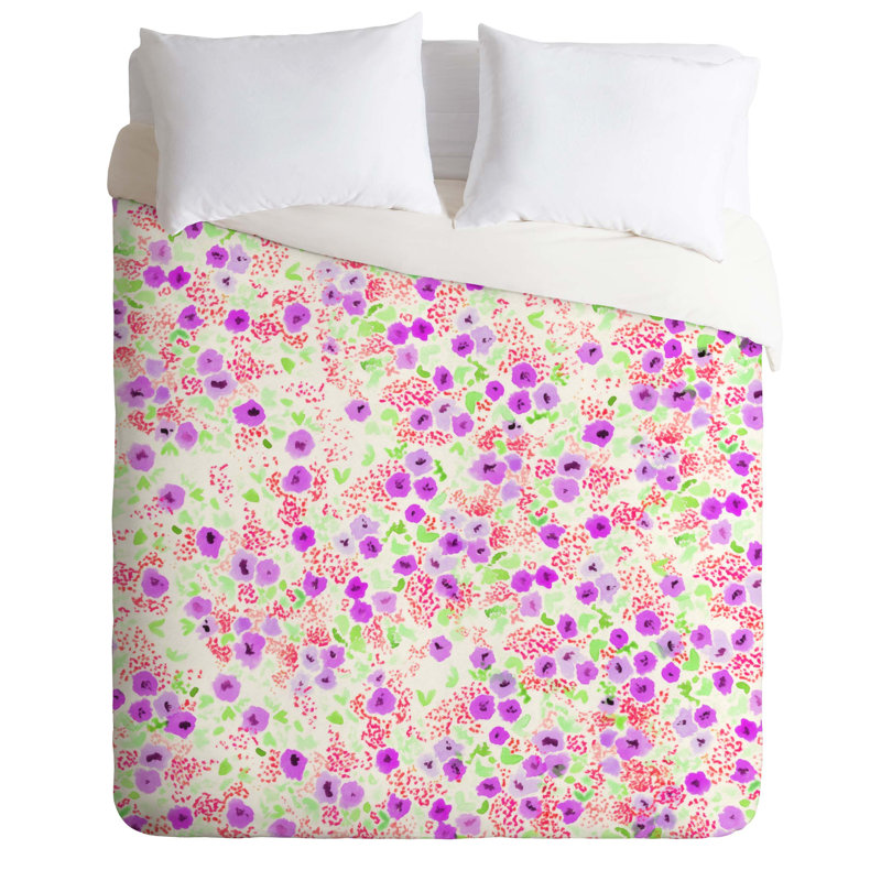 Ensemble de housse de couette floral, Housse de couette pour très grand lit et 2 très 