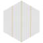 Carreau de porcelaine à motif hexagonal 9 po x 10 po Portas Savona-47971409