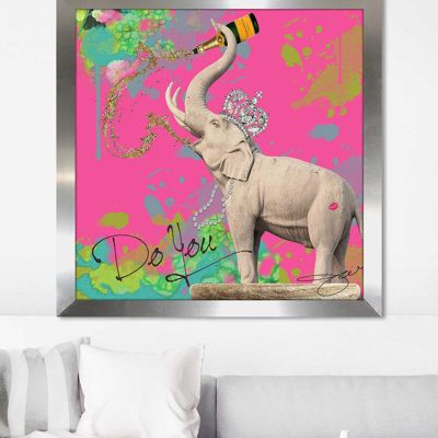 «Elephant, Do You (Square)» par Jodi - impression
