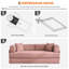 Canapé-lit convertible en velours côtelé 5 en 1, canapé-lit modulaire pliable de 78,8 po avec structure robuste et accoudoirs réglables, aucun assemblage requis pour le salon, la chambre d'amis et les petits espaces, rose-133409858-133409867