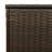 Vidaxl Cushion Box PE Rattan, Powder-Coated Steel, Polyester-112543127-112543124