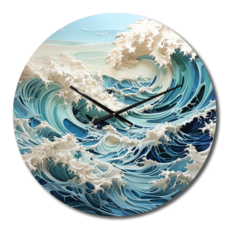 Khanh - Nautical & Beach Wall Clock, Small