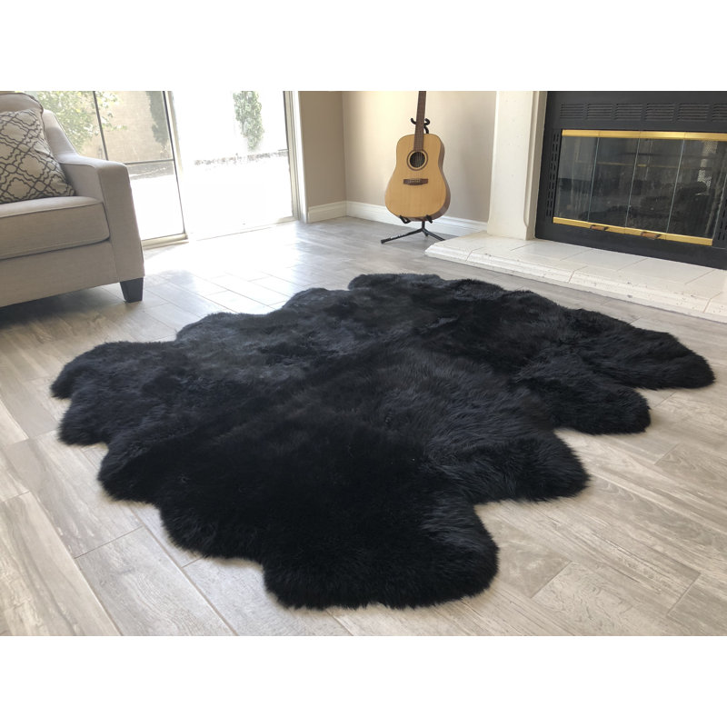 Amaranta Performance Sheepskin Indoor Rug, Novelty 5'5 x 6'8"