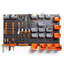 44 Piece Wall Mounted Pegboard Hook Set, Garage Storage Organizer With Pegboard Panel, Storage Bins & Rack Accessories