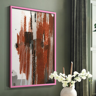 «Loft Pastel V», reproduction encadrée en bois massif