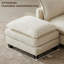 239cm Ultra-Soft Corner Sofa with 1 Ottoman-1262354082