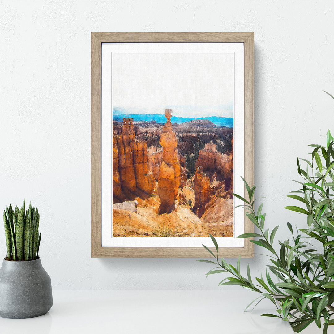 Bryce Canyon in Utah - Picture Frame Painting