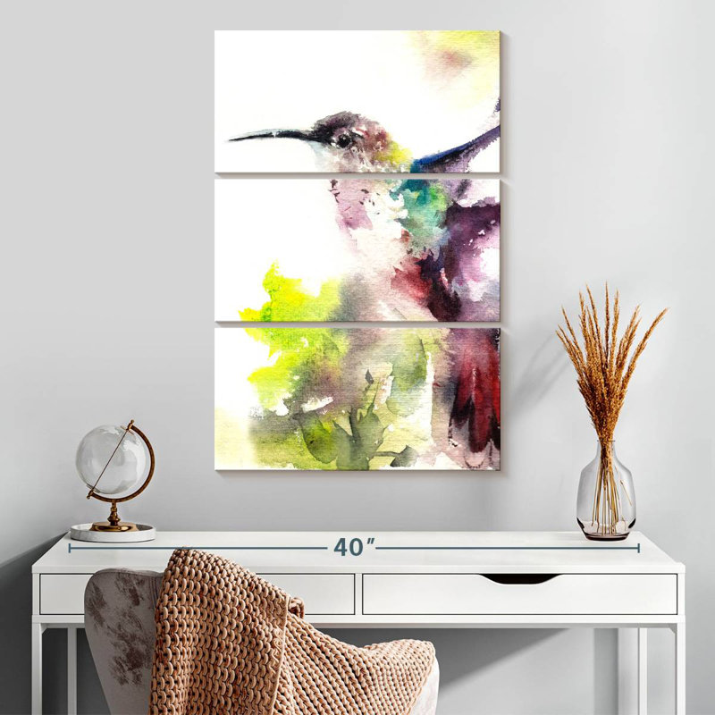 Brampt Hummingbird Hues, 32" H x 20" W
