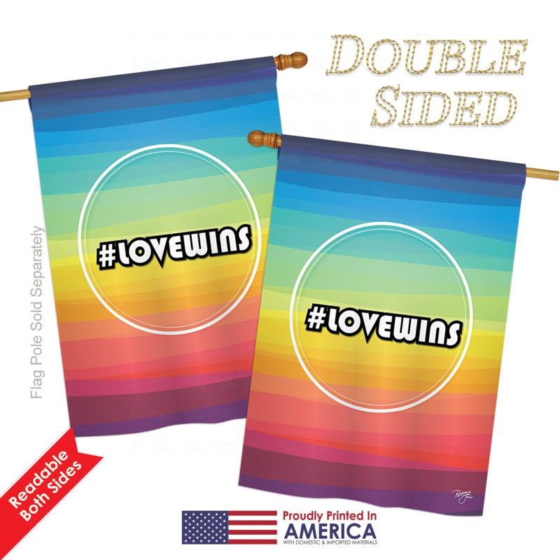 Double Sided 39.6'' H x 27.6'' W Polyester Kwanzaa House Flag
