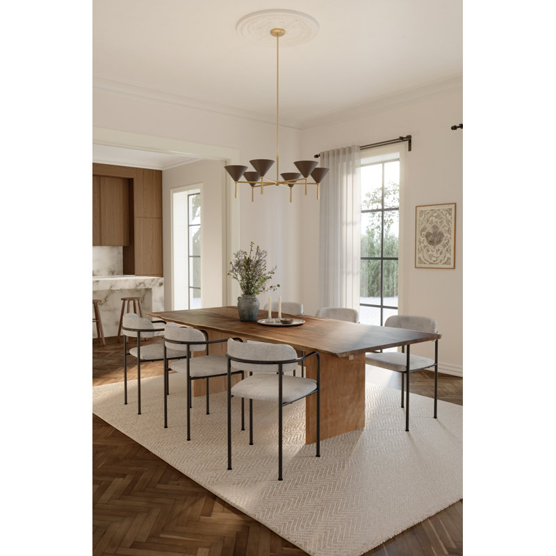 Lustre 6 lumières 36 "Cortan
