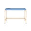 Bureau bleu marine et or moderne, 105,4 cm (l) x 75,4 cm (h) x 51,4 cm (p), charge maximale de 13,2 kg, couleur or, poids maximal supporté : 31,8 kg