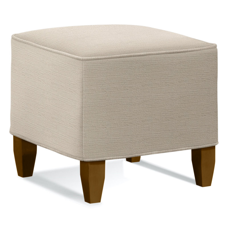 Brooklyn Square Ottoman, Brown Geometric, 0456-33, Havana