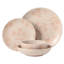 Ensemble d'assiettes et de bols Gibson Home Admiral, ensemble de vaisselle floral 16 pièces, ensemble de vaisselle en grès rose, assiettes à dîner, assiettes à salade, bols à pâtes et bols à céréales-130312561