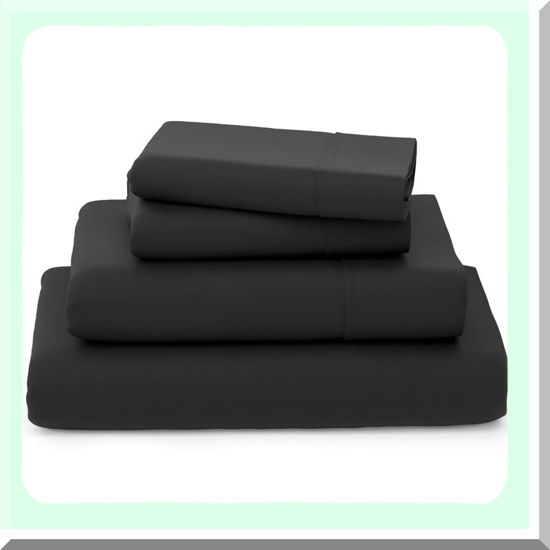 CoolBamboo SilkySoft Sheets - Luxury 4-Piece Bedding Set Queen - Breathable Cooling Blend - Deep Pockets - Eco-Friendly Fibers