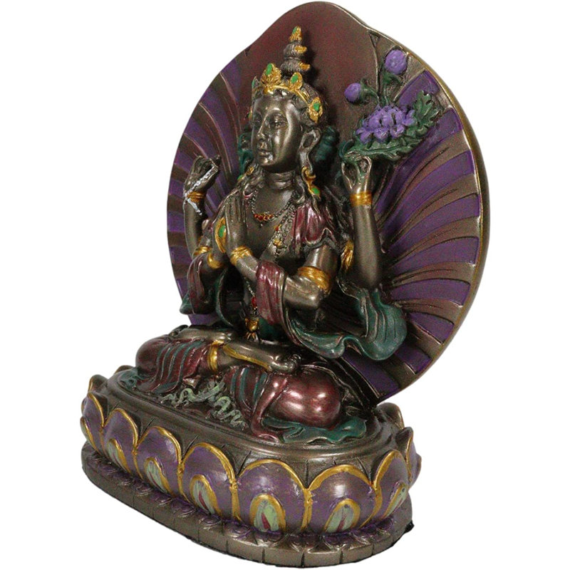 Figurine petit Bodhisattva Avalokiteshvara Guanyin en prière