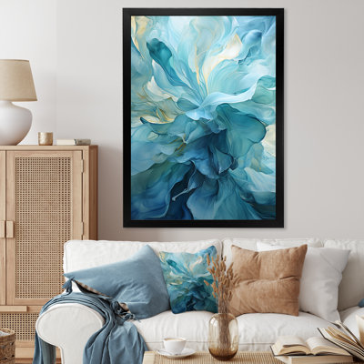 Chesica - Abstract Spirals Framed Canvas Print