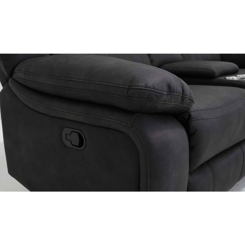 Jailil Upholstered 76.5'' Reclining Loveseat
