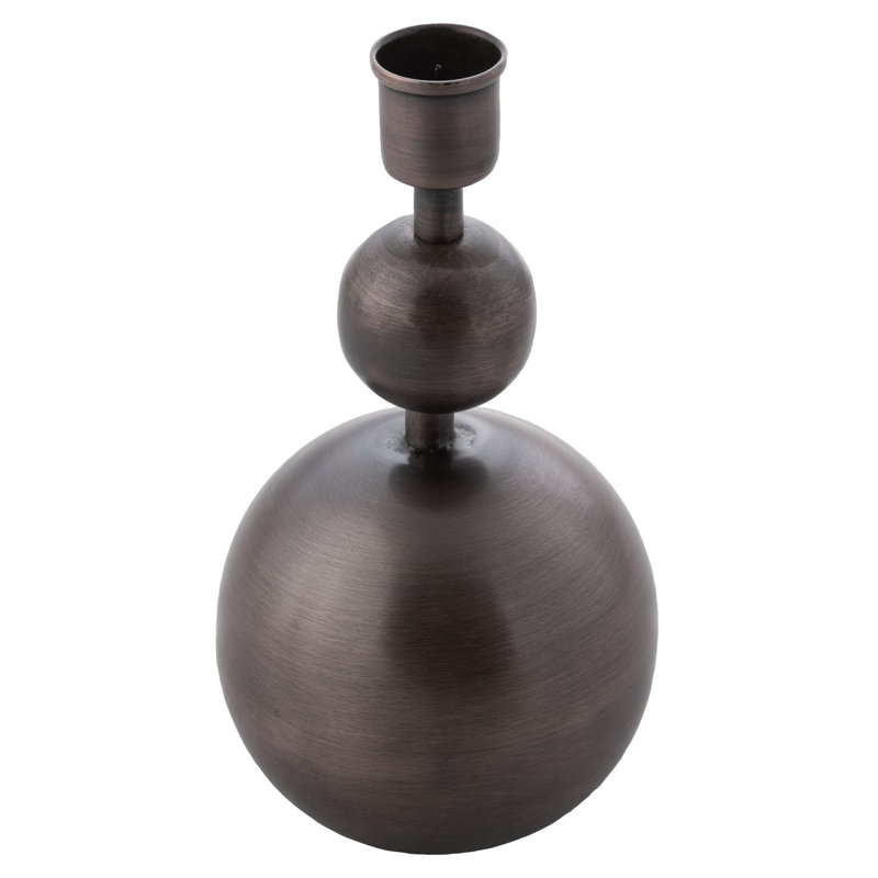 Bougeoirs Orb bronze clair