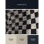 Tapis moelleux et moelleux rétro à carreaux gris et noir Narberth-1476427101