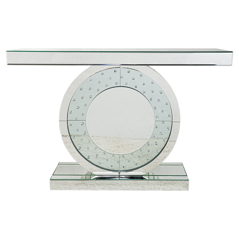 120Cm Console Table and Mirror Set