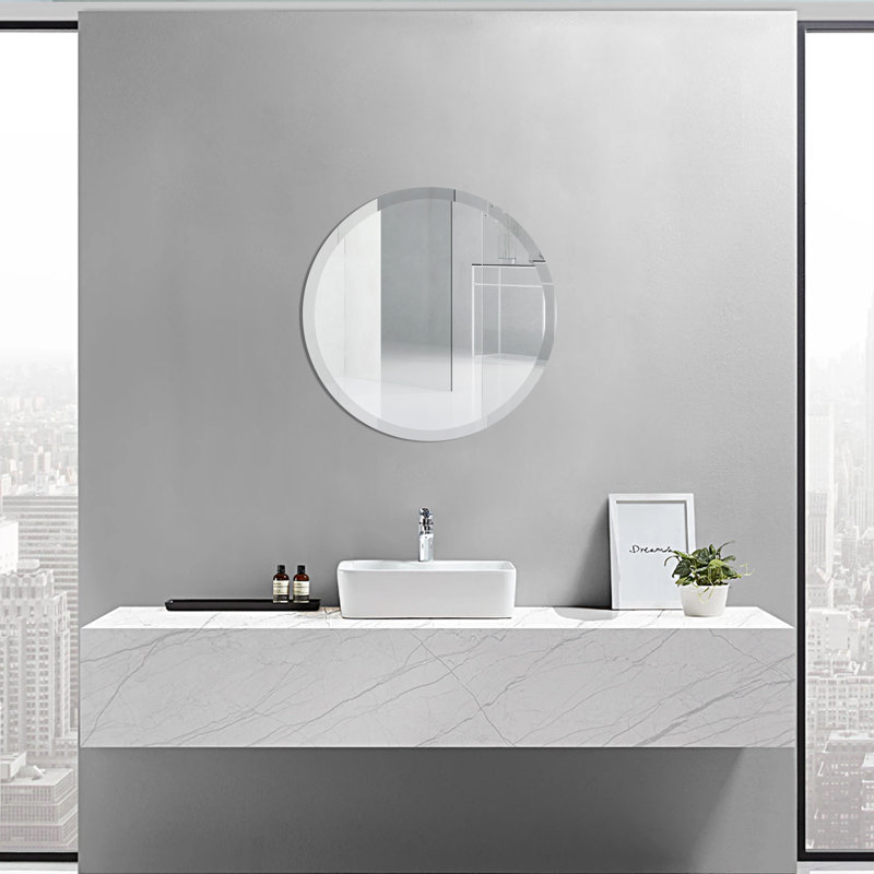 Ataleigh Round Wall Mirror, 18" x 18"