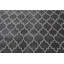 Tapis gris en laine touffeté géométrique fait main Smelley