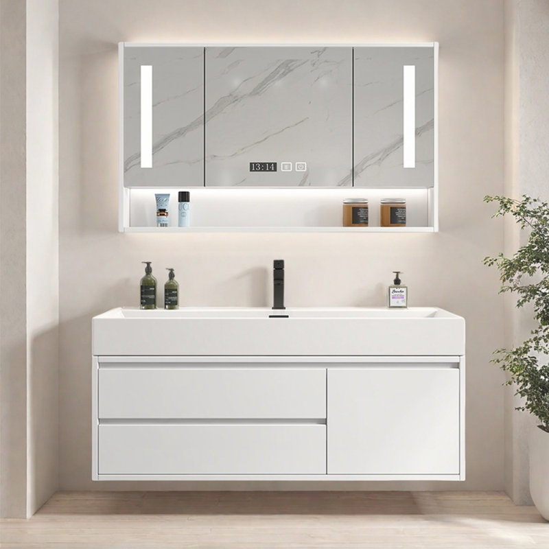 Armoire de salle de bain moderne et minimaliste