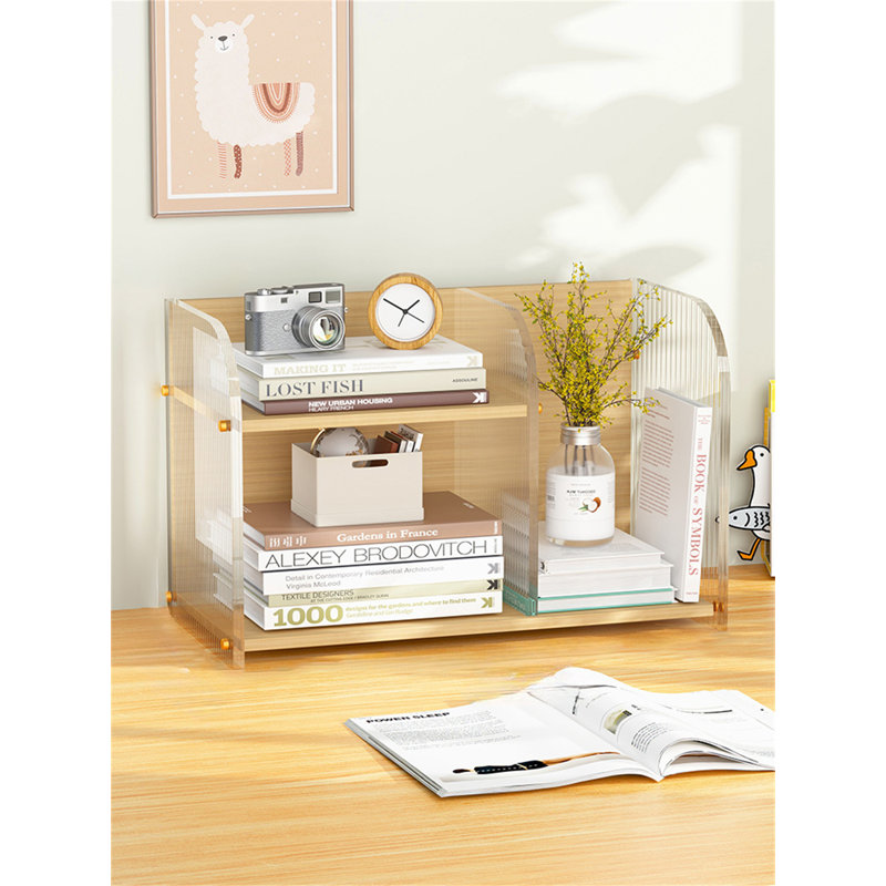 Rastus Manufactured Wood Desk Organizer, Natural