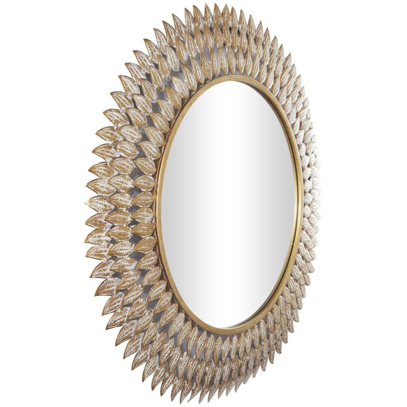 Lilah-May Metal Circle Wall Mirror