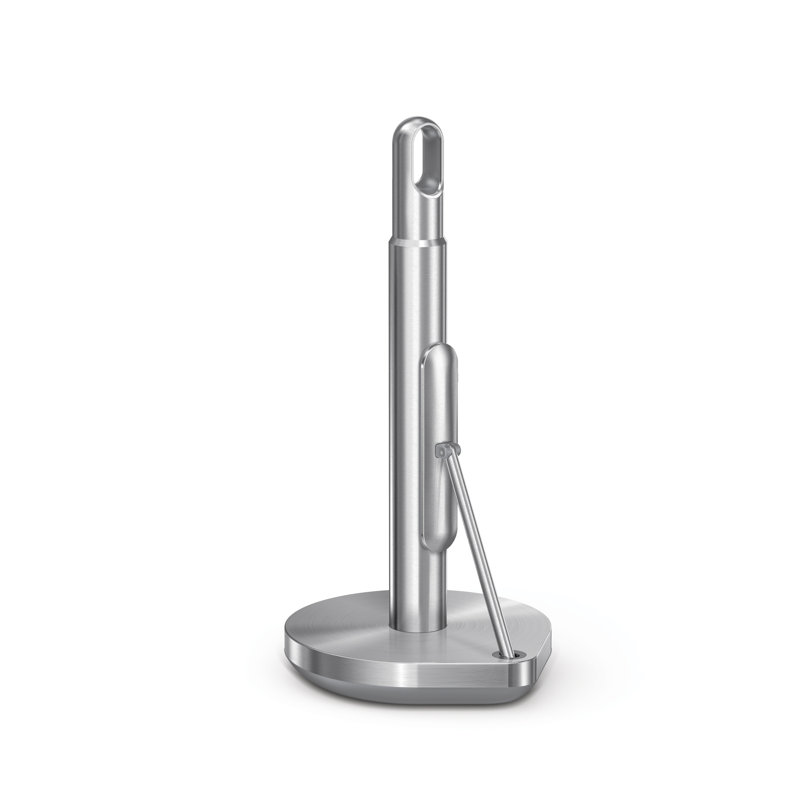 Simplehuman Tension Arm Paper Towel Holder, Silver