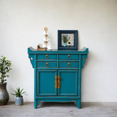 Retro Aged Entryway Cabinet