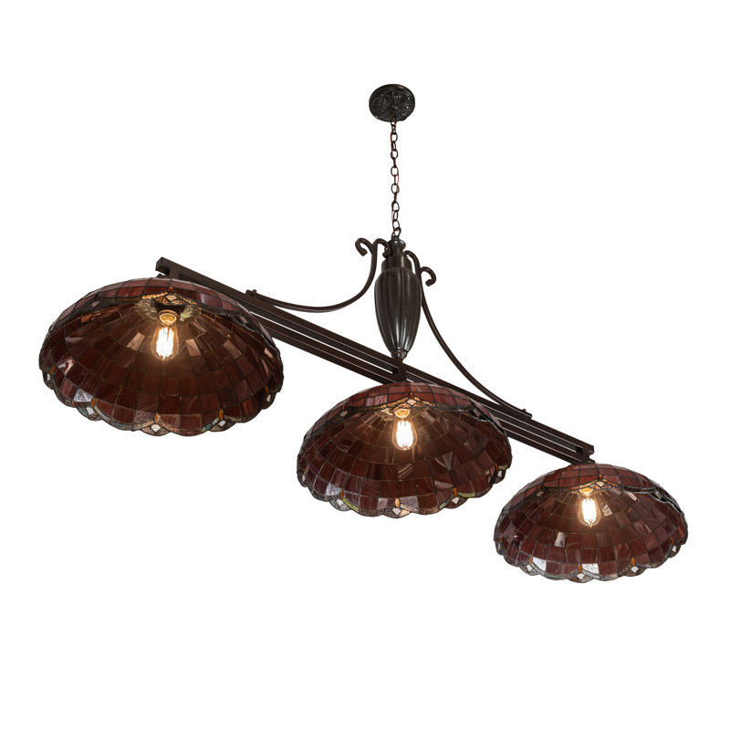 Luminaire suspendu linéaire à 3 lumières Elan