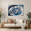 Art mural gris sportif Sports Curling