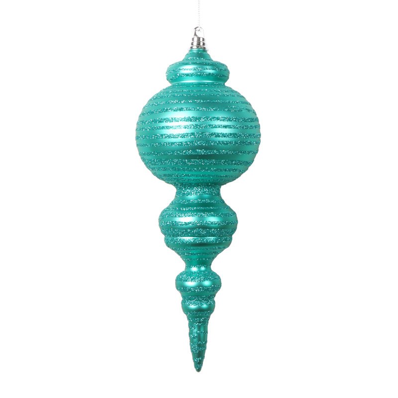 Ornement en forme de vacances de Noël (ensemble de 2), Bleu sarcelle