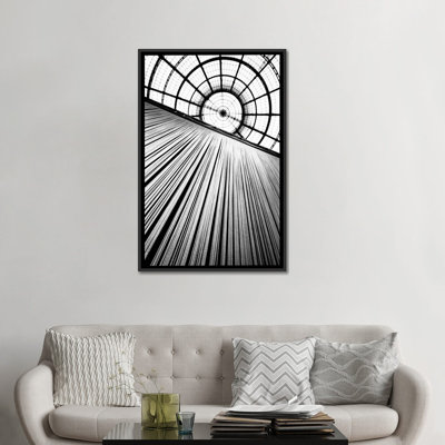 « central dome galleria vittorio emanuele ii », reproduction de photo sur toile tendue