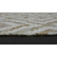 Tapis Kilim en jute tissé à plat à la main Alleyn, écologique, uni - 244 x 305 cm, rectangulaire, blanc beige, design géométrique moderne, poils courts, fibre naturelle, tapis intérieur/extérieur fait main pour salon, chambre-1306884534