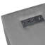 Lit plateforme double tapissier pleine grandeur avec station de charge et lit gigogne gris-302858289